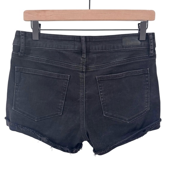 PAIGE X Rosie HW Anja Shorts in "Onyx" Black Embellished Grommet Silver Size 27 - Picture 10 of 14